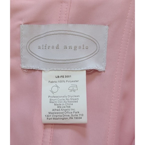 Alfred Angelo Dress Women's Size 4 Pink Strapless Knee Length Party Barbiecore - Picture 4 of 12